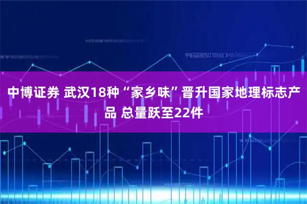 中博证券 武汉18种“家乡味”晋升国家地理标志产品 总量跃至22件